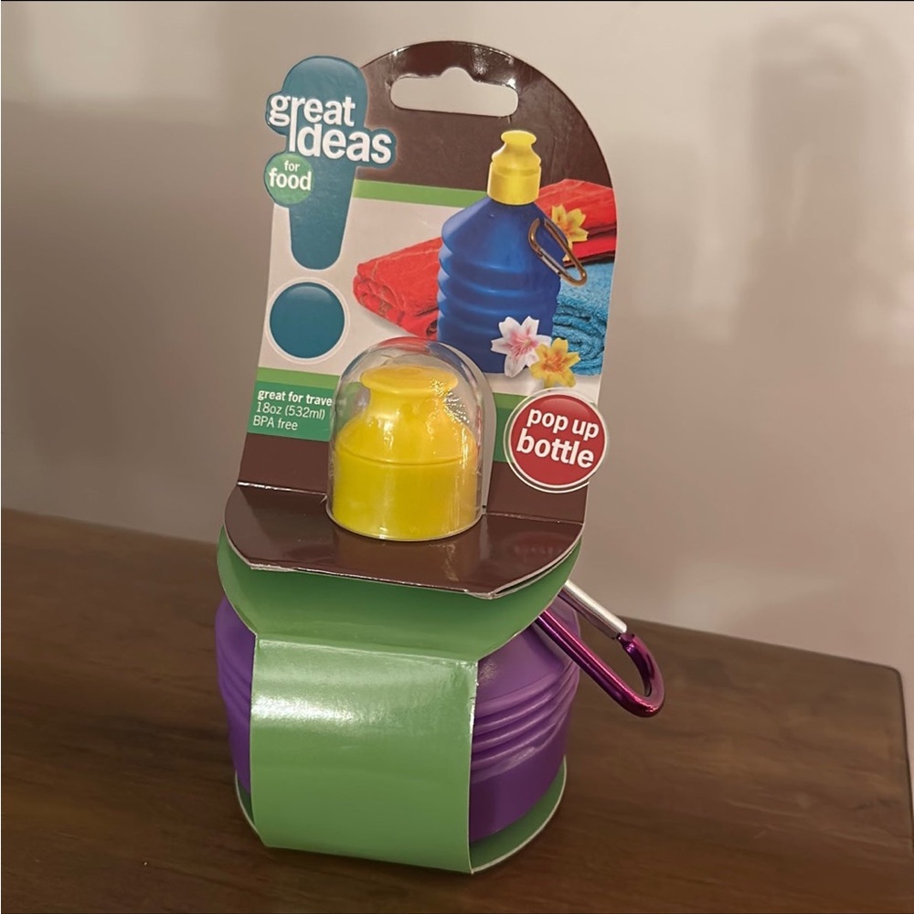 Collapsible Foldable Travel Water Bottle 18oz